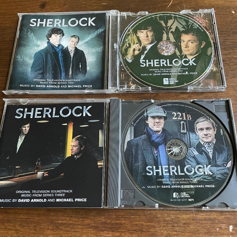 Sherlock - Original TV Series Soundtrack Seasons 2 and 3 - Set of 2 CD's